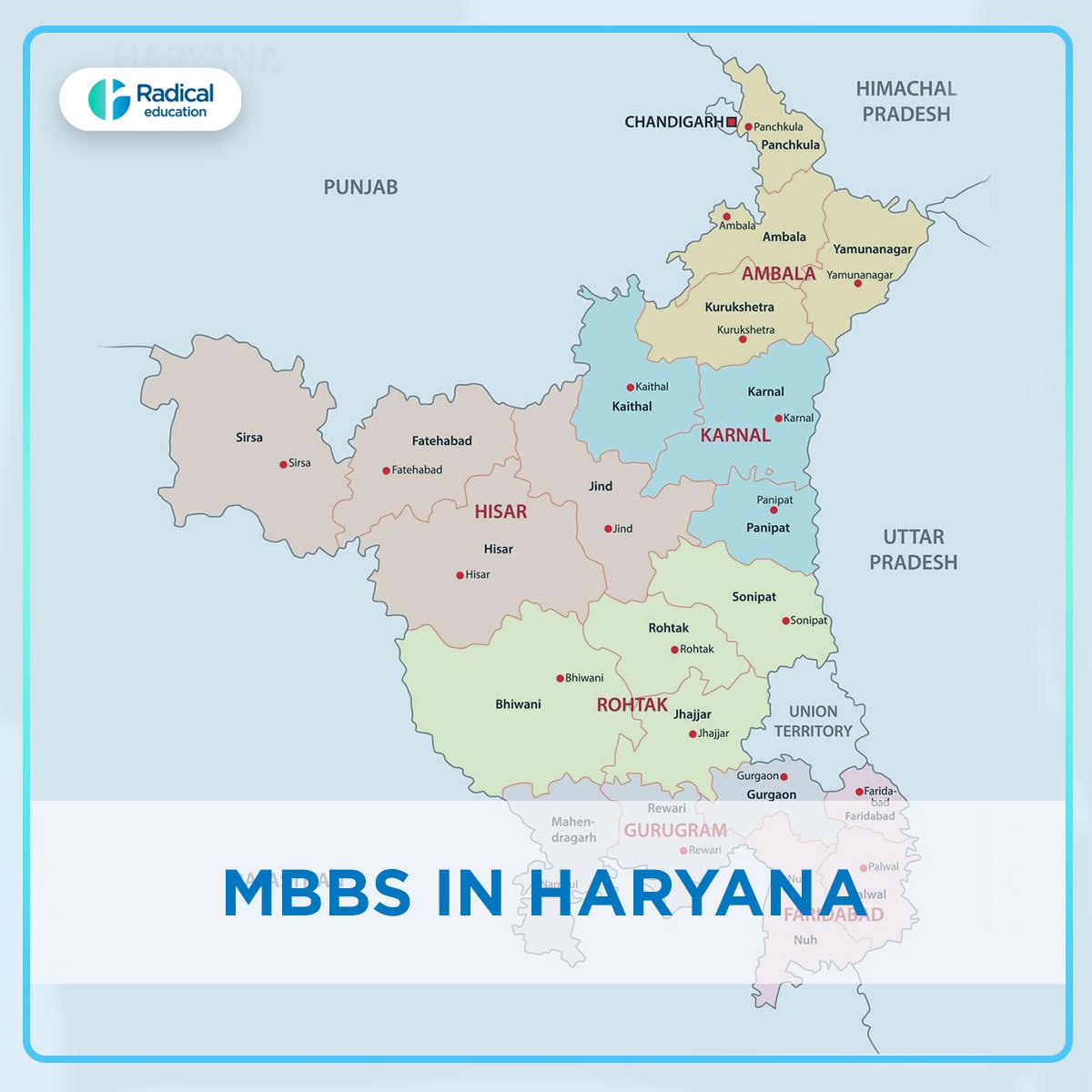 MBBS in Haryana 2025: Latest Updates, Best Medical Colleges, Admission Process, Fees & EligibilityMBBS in Haryana